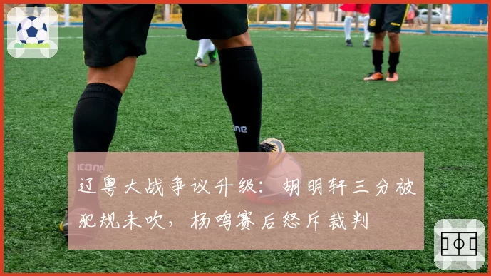 辽粤大战争议升级：胡明轩三分被犯规未吹，杨鸣赛后怒斥裁判